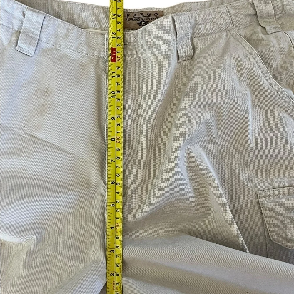 Fargo Men’s Cargo Shorts 36 – Tan Utility Workwear Cotton Pockets Outdoor Casual - Picture 8 of 10